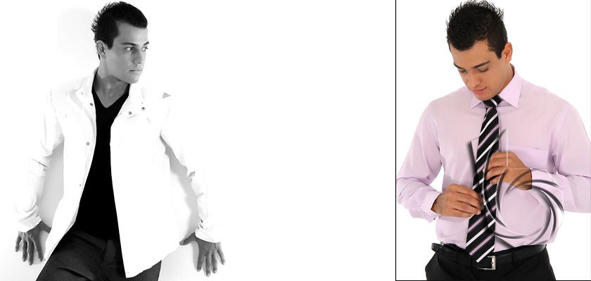 book fotografico masculino