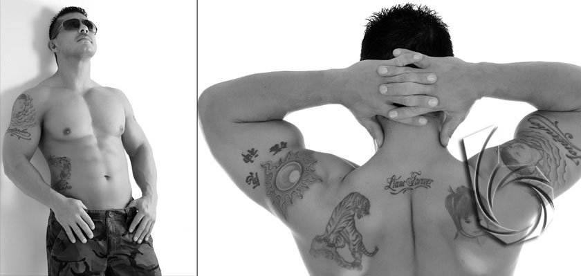 fotos book masculino em estudio